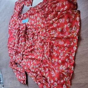 Draper James button front dress. 2xl